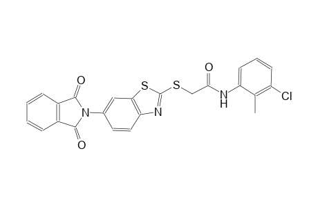 acetamide, N-(3-chloro-2-methylphenyl)-2-[[6-(1,3-dihydro-1,3-dioxo-2H-isoindol-2-yl)-2-benzothiazolyl]thio]-