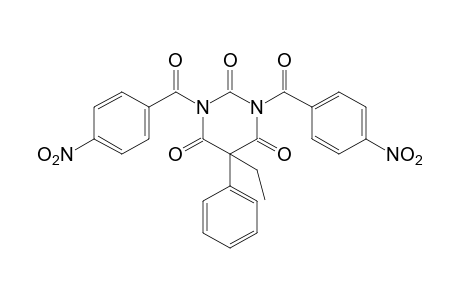 1,3-bis(p-nitrobenzoyl)-5-ethyl-5-phenylbarbituric acid