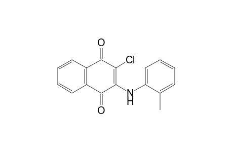 2-CHLORO-3-(o-TOLUIDINO)-1,4-NAPHTHOQUINONE