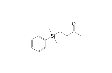 4-Dimethyl(phenyl)silyl-butan-2-one