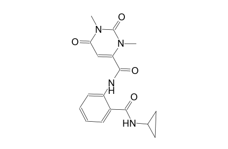 4-pyrimidinecarboxamide, N-[2-[(cyclopropylamino)carbonyl]phenyl]-1,2,3,6-tetrahydro-1,3-dimethyl-2,6-dioxo-