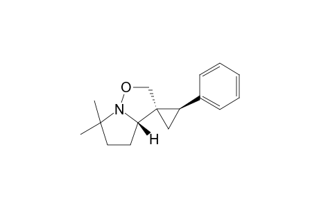 (1S*,2S*,3'aS*)-2-phenyl-6',6'-dimethylhexahydrospiro[cyclopropane-1,3'-pyrrolo[1,2-b]isoxazole