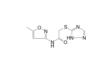 N-(5-methyl-3-isoxazolyl)-2-(1H-1,2,4-triazol-5-ylsulfanyl)acetamide