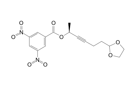 (2S)-7,7-Ethylenedioxyhept-3-yn-2-yl 3,5-Dinitrobenzoate