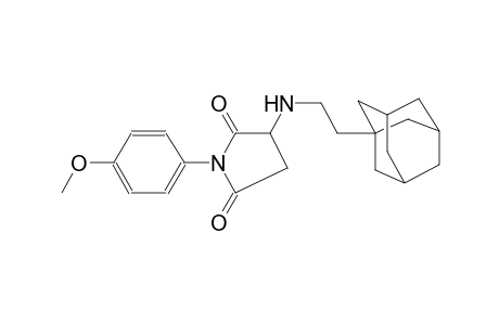 3-[2-(1-adamantyl)ethylamino]-1-(4-methoxyphenyl)pyrrolidine-2,5-dione
