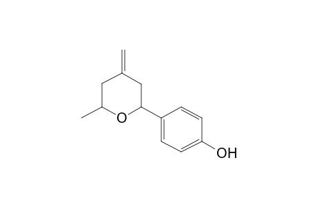 Phenol, 4-(tetrahydro-6-methyl-4-methylene-2H-pyran-2-yl)-