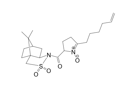 (2R,2'R)-N-(5-[Hex-5-enyl]-3,4-dihydro-2H-pyrrole-1-oxide-2-carbonyl)bornane-10,2-sultamate