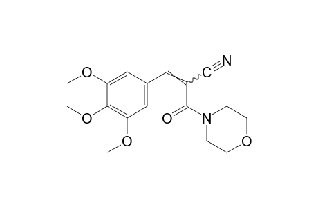 beta-oxo-alpha-(3,4,5-trimethoxybenzylidene)-4-morpholinepropionitrile