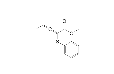 4-methyl-2-(phenylthio)penta-2,3-dienoic acid methyl ester