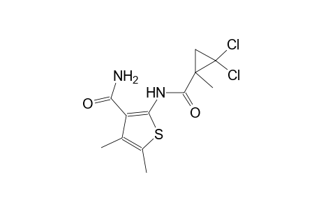 2-{[(2,2-dichloro-1-methylcyclopropyl)carbonyl]amino}-4,5-dimethyl-3-thiophenecarboxamide