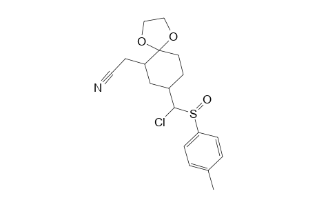 {8-[Chlorp(p-tolylsulfinyl)methyl]-1,4-dioxaspiro[4,5]dec-8-yl}acetonitrile isomer