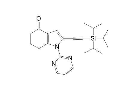 1-(Pyrimidin-2-yl)-2-[(triisopropylsilyl)ethynyl]-6,7-dihydro-1H-indol-4(5H)one