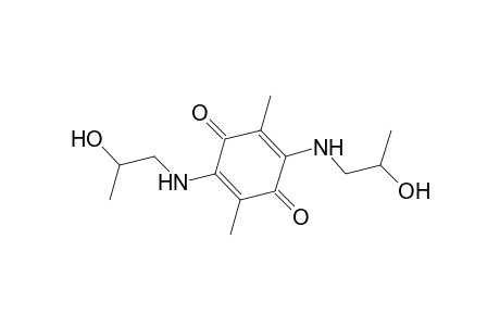 p-Benzoquinone, 2,5-bis[(2-hydroxypropyl)amino]-3,6-dimethyl-