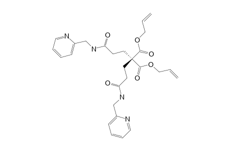 2,2-bis[3-keto-3-(2-pyridylmethylamino)propyl]malonic acid diallyl ester