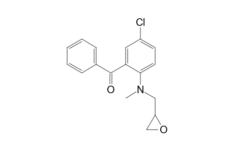 Methanone, [5-chloro-2-[methyl(oxiranylmethyl)amino]phenyl]phenyl-