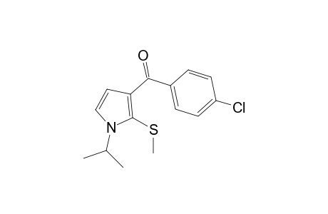 (4-chlorophenyl)-(1-isopropyl-2-methylsulfanyl-pyrrol-3-yl)methanone