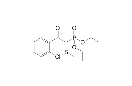 Diethyl 2-(2'-Chlorophenyl)-1-(methylthio)-2-oxoethylphosphonate