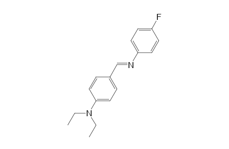 Benzenamine, 4-(4-fluorophenyliminomethyl)-N,N-diethyl-