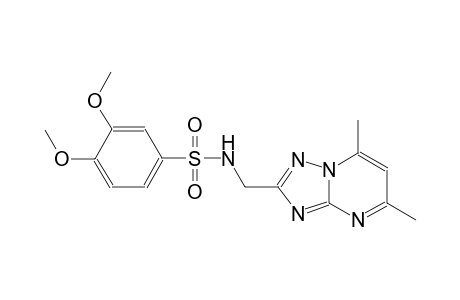 benzenesulfonamide, N-[(5,7-dimethyl[1,2,4]triazolo[1,5-a]pyrimidin-2-yl)methyl]-3,4-dimethoxy-