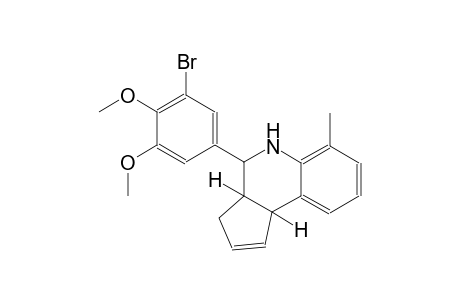 3H-cyclopenta[c]quinoline, 4-(3-bromo-4,5-dimethoxyphenyl)-3a,4,5,9b-tetrahydro-6-methyl-, (3aS,4R,9bR)-