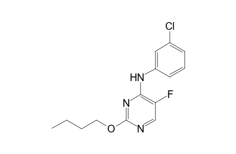 2-Butoxy-N-(3-chlorophenyl)-5-fluoropyrimidin-4-amine