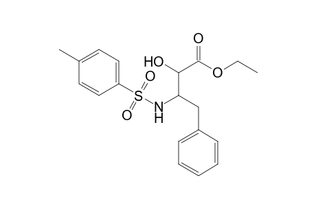 Ethyl 2-hydroxy-4-phenyl-3-(tosylamino)butanoate