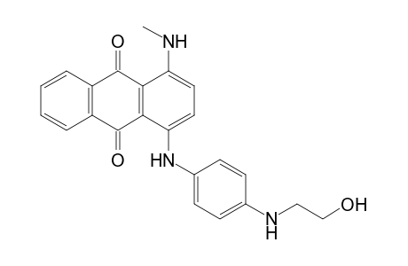 9,10-Anthracenedione, 1-[[4-[(2-hydroxyethyl)amino]phenyl]amino]-4-(methylamino)-