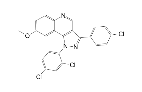 1H-pyrazolo[4,3-c]quinoline, 3-(4-chlorophenyl)-1-(2,4-dichlorophenyl)-8-methoxy-