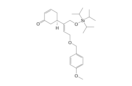 (R)-5-[(E)-3-(4-METHOXYBENZYLOXY)-1-TRIISOPROPYLSILYLOXYMETHYL-1-PROPENYL]-CYCLOHEX-2-ENONE