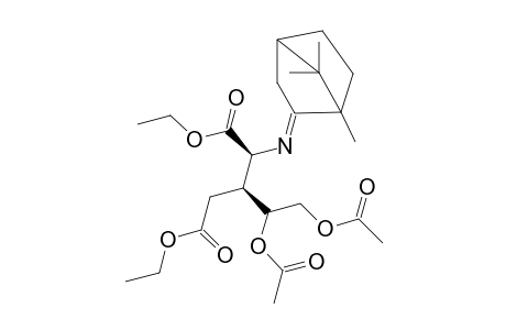 Diethyl N-[(1R,4R)-2-bornylidene]-3-[(S)-1,2-diacetoxyethyl]-(2R,3R)-glutamate