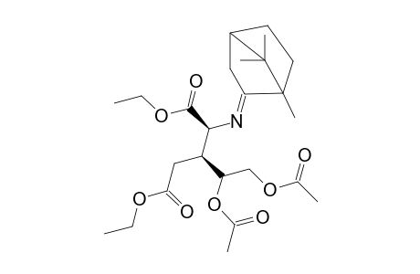 Diethyl N-[(1R,4R)-2-Bornylidene]-3-[(S)-1,2-diacetoxyethyl]-(2R,3R)-glutamate