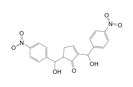 syn-2,5-Bis[hydroxy(4-nitrophenyl)methyl]cyclopent-2-enone