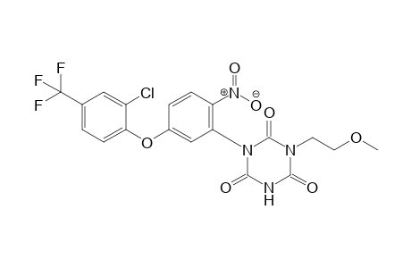 1,3,5-Triazine-2,4,6(1H,3H,5H)-trione, 1-[5-[2-chloro-4-(trifluoromethyl)phenoxy]-2-nitrophenyl]-3-(2-methoxyethyl)-