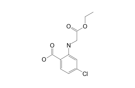 4-chloro-2-[(2-ethoxy-2-keto-ethyl)amino]benzoic acid
