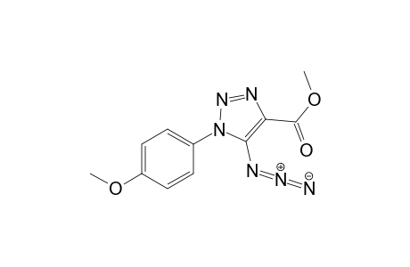 1H-1,2,3-Triazole-4-carboxylic acid, 5-azido-1-(4-methoxyphenyl)-, methyl ester