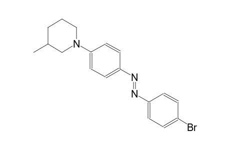 1-{4-[(E)-(4-bromophenyl)diazenyl]phenyl}-3-methylpiperidine