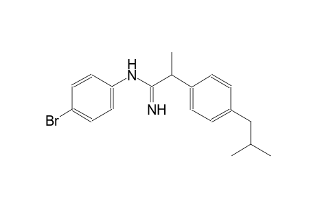 N-(4-bromophenyl)-2-(4-isobutylphenyl)propanimidamide