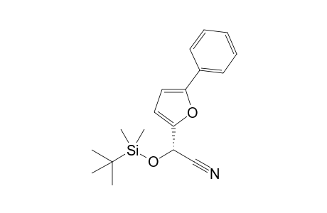 (S)-(tert-butyldimethylsilyloxy)-(5-phenylfuran-2-yl)acetonitrile