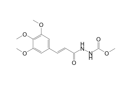 Methyl 2-[(2E)-3-(3,4,5-trimethoxyphenyl)prop-2-enoyl]hydrazinecarboxylate