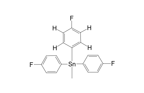 Tris(p-fluorophenyl)methylstannane