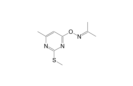 2-propanone, O-[6-methyl-2-(methylthio)-4-pyrimidinyl]oxime