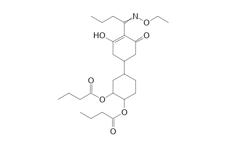 Butanoic acid, 4-[4-[1-(ethoxyimino)butyl]-3-hydroxy-5-oxo-3-cyclohexen-1-yl]-1,2-cyclohexanediyl ester