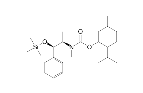 N-(Menthoxycarbonylyl)ephedrine TMS