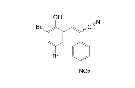 3-(3,5-dibromo-2-hydroxyphenyl)-2-(p-nitrophenyl)acrylonitrile