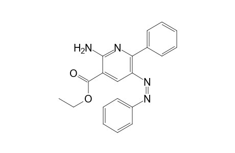 (Z)-Ethyl-2-amino-6-phenyl-5-(phenyldiazenyl)nicotinate