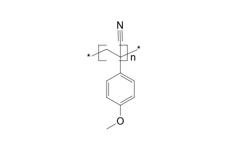 Poly[alpha-(4-methoxyphenyl)acrylonitrile]
