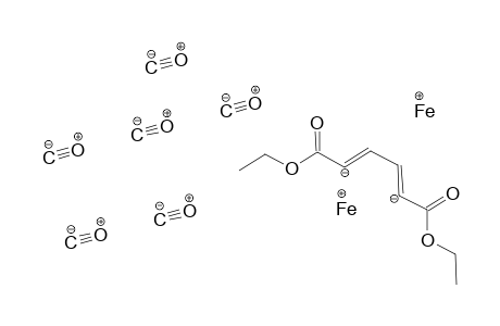 Iron, [.mu.-[(1,2,3,4-.eta.:1,2-.eta.)-1,4-bis(ethoxycarbonyl)-1,3-butadiene-1,4-diyl]]di-, (Fe-Fe)