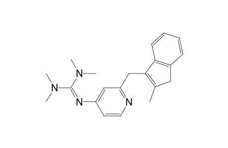 1,1,3,3-tetramethyl-2-[2-[(2-methyl-3H-inden-1-yl)methyl]-4-pyridyl]guanidine