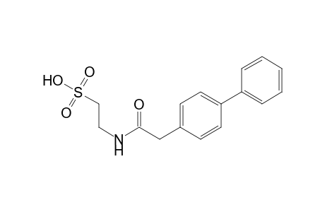 2-[2-(4-phenylphenyl)ethanoylamino]ethanesulfonic acid