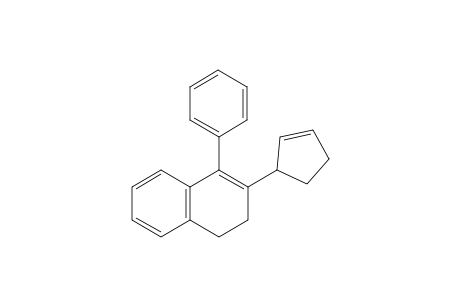 3-(Cyclopent-2-en-1-yl)-4-phenyl-1,2-dihydronaphthalene